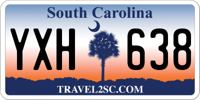 SC license plate YXH638