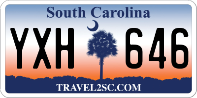 SC license plate YXH646