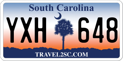 SC license plate YXH648