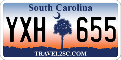 SC license plate YXH655