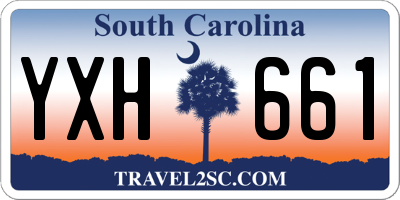 SC license plate YXH661