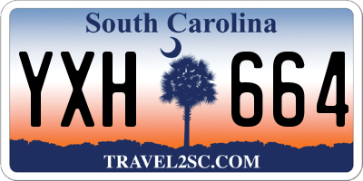 SC license plate YXH664
