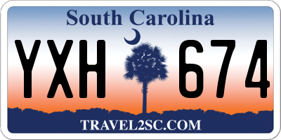 SC license plate YXH674