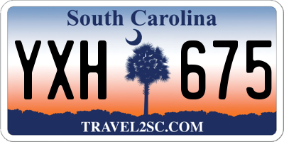 SC license plate YXH675