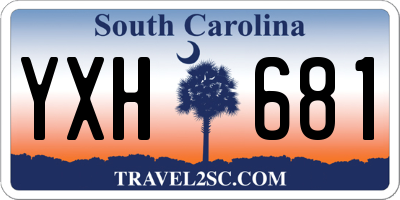 SC license plate YXH681