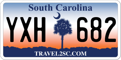 SC license plate YXH682