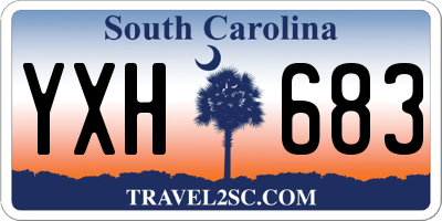 SC license plate YXH683