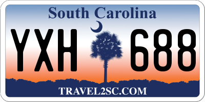 SC license plate YXH688