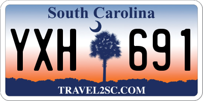 SC license plate YXH691