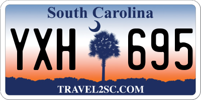 SC license plate YXH695