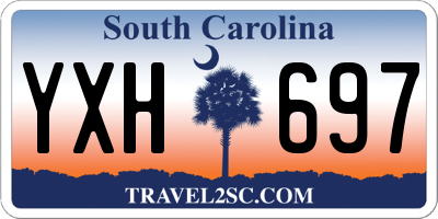 SC license plate YXH697
