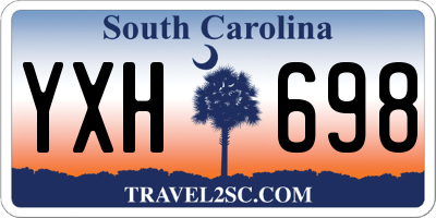 SC license plate YXH698