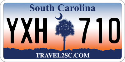 SC license plate YXH710