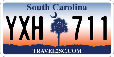 SC license plate YXH711