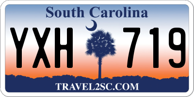 SC license plate YXH719