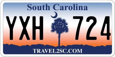 SC license plate YXH724