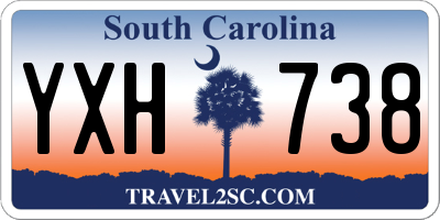 SC license plate YXH738