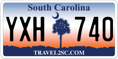 SC license plate YXH740