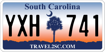 SC license plate YXH741