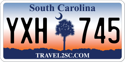 SC license plate YXH745