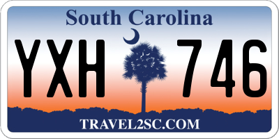 SC license plate YXH746