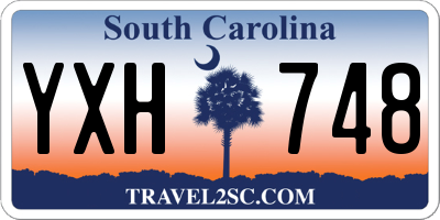 SC license plate YXH748