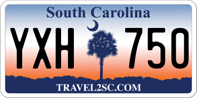 SC license plate YXH750
