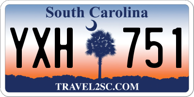 SC license plate YXH751