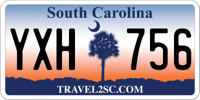SC license plate YXH756