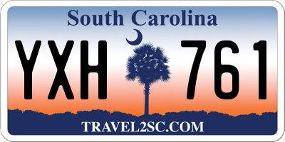 SC license plate YXH761