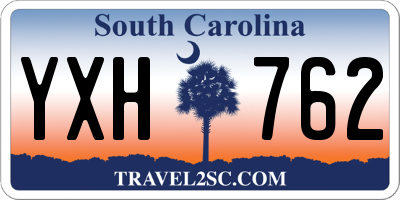 SC license plate YXH762