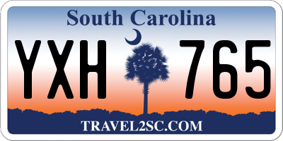 SC license plate YXH765