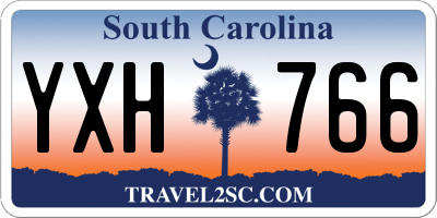 SC license plate YXH766