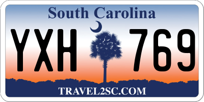 SC license plate YXH769