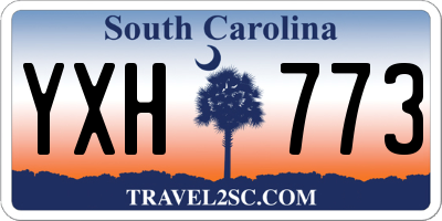 SC license plate YXH773