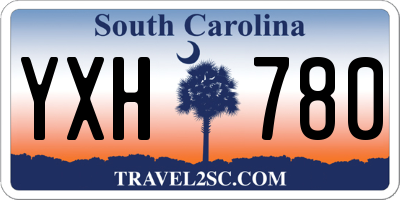 SC license plate YXH780