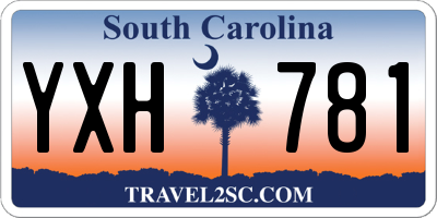 SC license plate YXH781