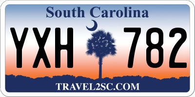 SC license plate YXH782