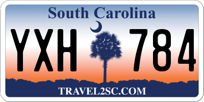 SC license plate YXH784