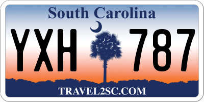 SC license plate YXH787