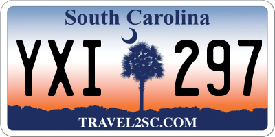 SC license plate YXI297