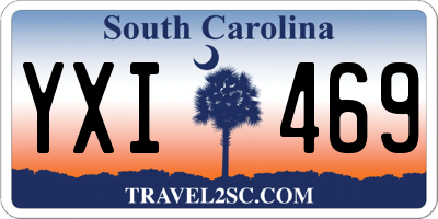 SC license plate YXI469