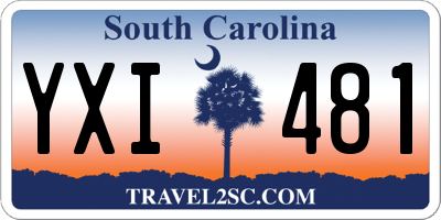 SC license plate YXI481