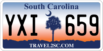 SC license plate YXI659