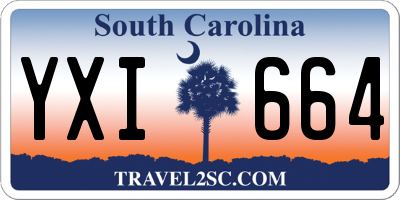 SC license plate YXI664