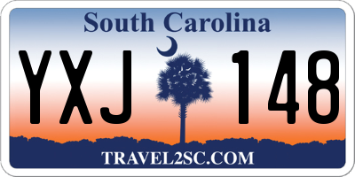 SC license plate YXJ148