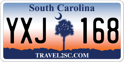 SC license plate YXJ168