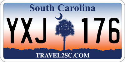 SC license plate YXJ176