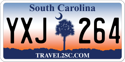 SC license plate YXJ264