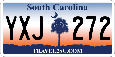 SC license plate YXJ272